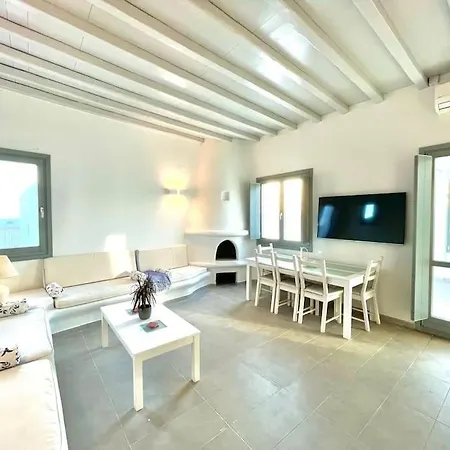 Semesterbostad Lalu Mykonos - Sunset - 3 Ensuite Br, 140sqm, 2022 Renovated *