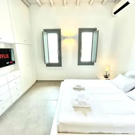 Lalu Mykonos - Sunset - 3 Ensuite Br, 140sqm, 2022 Renovated Semesterbostad *